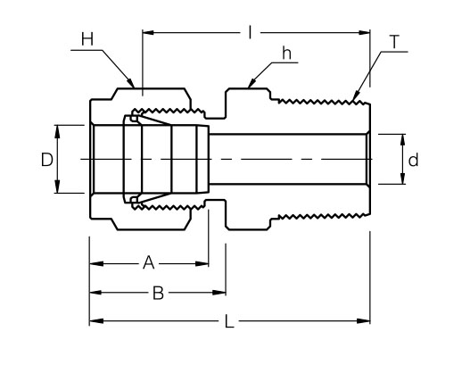 SMC Male Connectors - 2