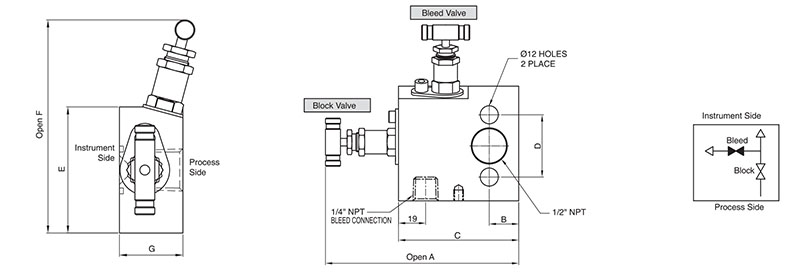 SM2V 2-Valve Manifold Valves - 4