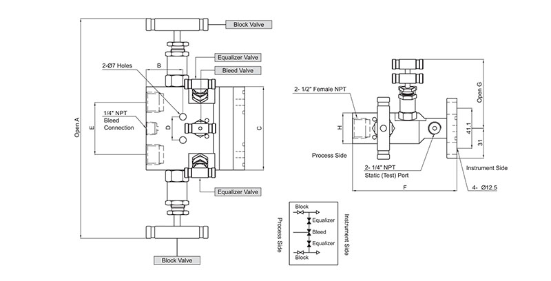 SM5V 5-Valve Manifold Valves - 3