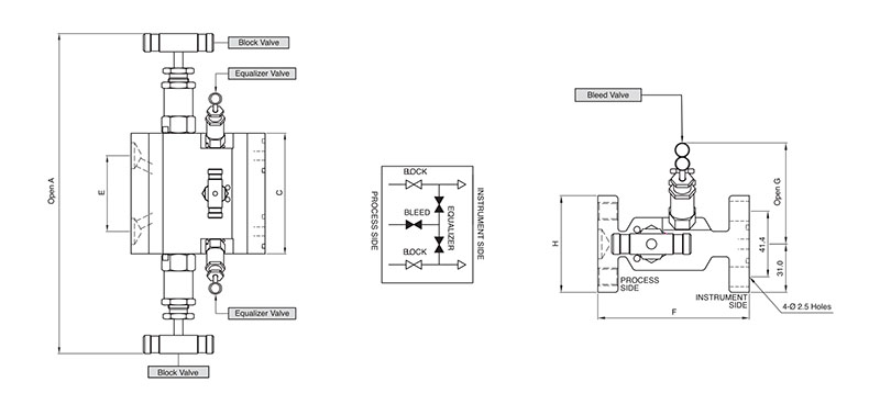 SM5V 5-Valve Manifold Valves - 4