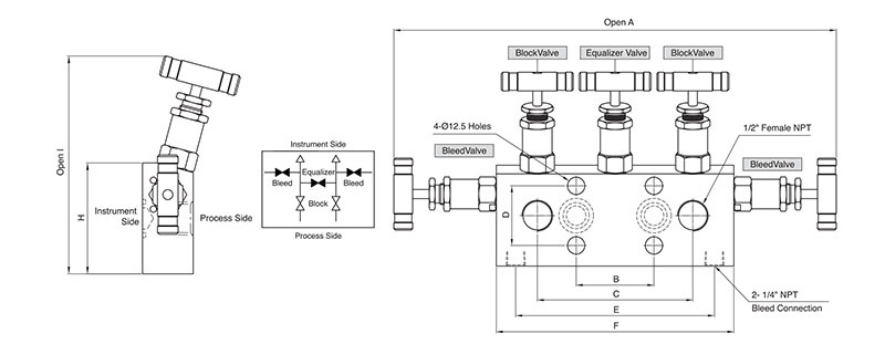 SM5V 5-Valve Manifold Valves - 5