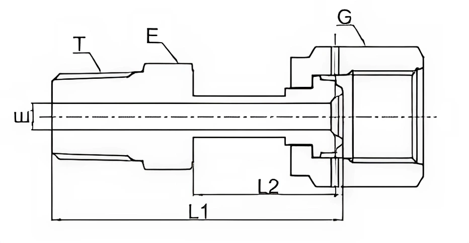 Welded-male-connector-NPT-drawing